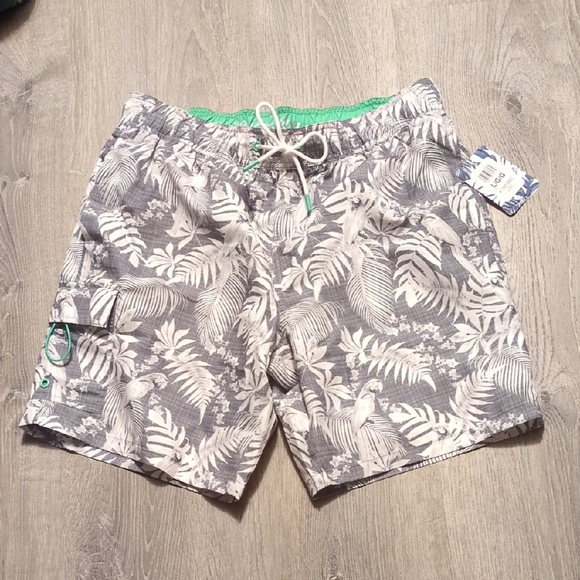 havana jim Other - Havana Jim Palm Tree Cargo Swim Trunks Size Large